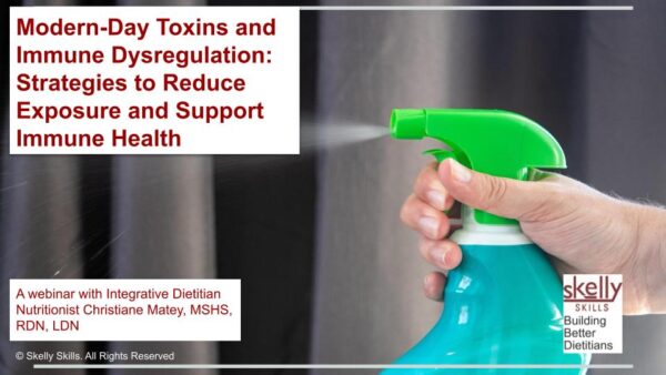 toxins and immune dysregulation CE webinar